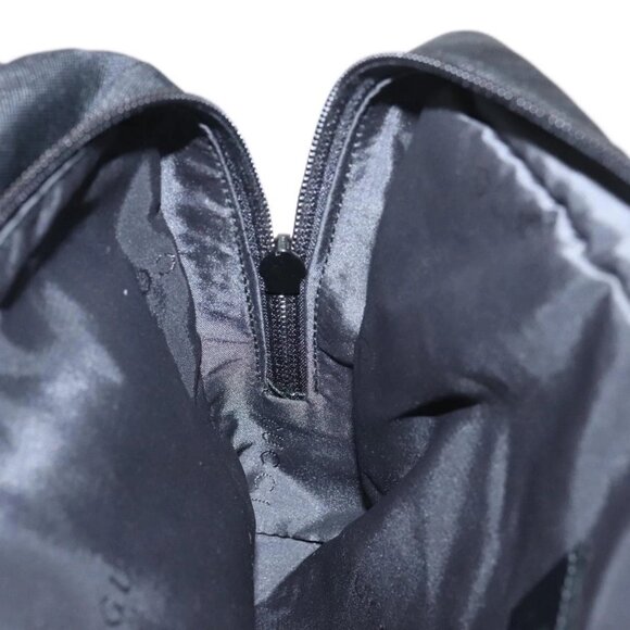 GUCCI Clutch Bag Nylon Black Silver Auth mr639 - Picture 12 of 16